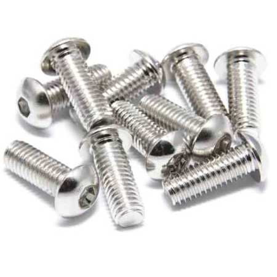 FOREVERBOLT FBMBHSCAPS310P50 M3-0.50 Button Socket Head Cap Screw, 10 mm L, 50 PK