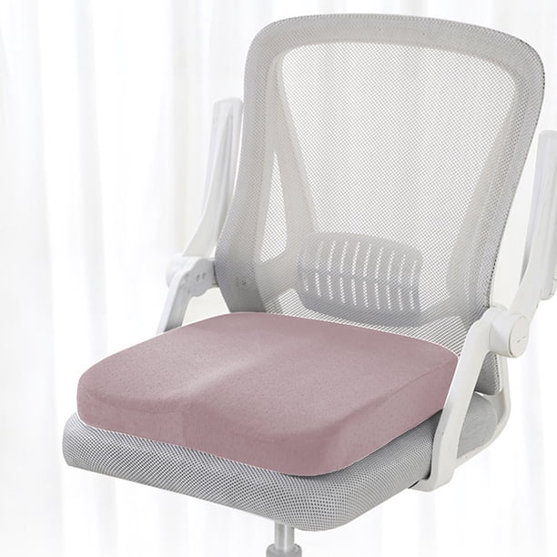 Cojín cuadrado de espuma viscoelástica antimisiles, ideal para todas las estaciones, perfecto para la oficina, el coche o como cojín para los glúteos o para sillas. También sirve como cojín de poliést