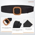 thumbnail image 6 of JASGOOD 4 Pcs Boho Belts for Women Straw Woven Belt for Summer Beach Dresses, 6 of 12
