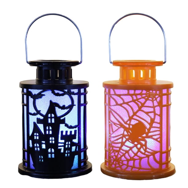 Led Sin Llama Que Funcionan Con Pilas Para El Hogar, Decoraciones De Halloween. 2 Velas seitruly HA042478-02