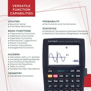 CATIGA CS-121 Scientific Calculator with Graphic Functions and Multiple Modes (Black)
