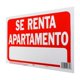 thumbnail image 2 of Letrero Se Renta Apartamento Hyko Plástico 21.6X3", 2 of 3