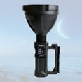thumbnail image 2 of Miangastore 1pc Searchlight Long Distance Flashlight Waterproof Hard Light USB Recharge Torch Outdoor Side Light Torch Emergency Light (8000mAh Battery, Small Size), 2 of 9