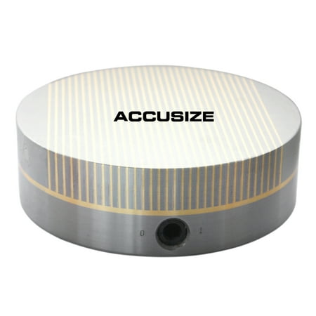

Accusize 6 /152.40mm (Actual Size 6.3 /160mm) Circular Permanent Magnetic Chucks 1151-1150