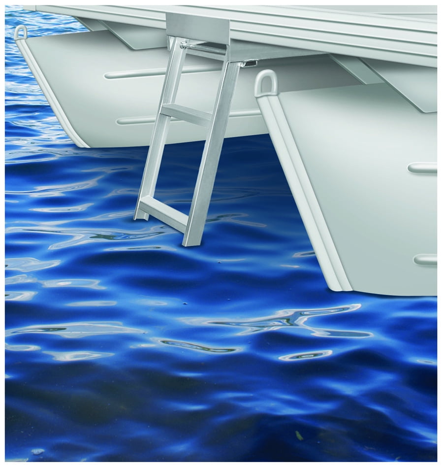 Jif Marine CSD1 4-Step Under Deck Pontoon Ladder 