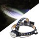 thumbnail image 4 of Lámpara de cabeza de pesca con luz fuerte LED + COB linterna frontal impermeable para exteriores 6LED, 4 of 8