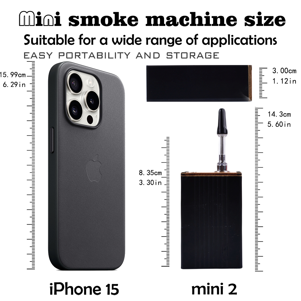 Fog Machine, Mini Handheld Smoke Machine Wireless Remote Control For Video Photography Outdoor Activities Party Stage Effect