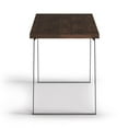 thumbnail image 6 of Lowry Flat Top Desk Acacia Wood 60x24 Industrial Design Home Office Workspace, 6 of 12
