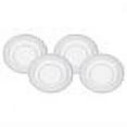 thumbnail image 2 of Godinger Chesterfield Glass Dessert Plates, Set of 4, 2 of 2