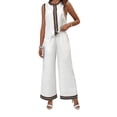 thumbnail image 1 of Conjuntos de de 2 Piezas para Mujer, Chaleco Sin Mangas con Botones, Pantalones Anchos y Conjunto de Estar por Casa A Juego. S, 1 of 7