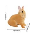 thumbnail image 3 of Easter Decor，Easter Decorations,Spring Decor,Easter Realistic Solid Model Sitting Decorative Ornament Cute Figurine for Home Table Easter Party Decoration(Multicoloryellow), 3 of 6