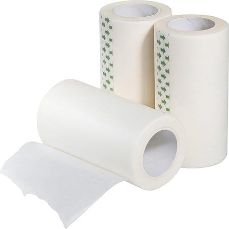 QARUN Paper Medical Tape Paper Medical Tape 3 Inx10 Yd(3 Rolls)– Microporous Breathable Adhesive First Aid Tape,Latex-Free Hypoallergenic Bandage&Wound Dressing Tape