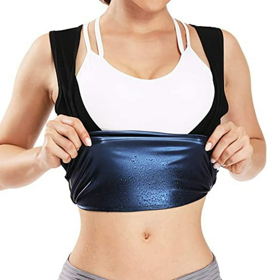 Sinhoon Sauna Tank top for Women Weight Loss Sweat Vest Suit Waist Trainer Shaper Slimming Workout Shapewear Tanks Fat Burner Shapewear