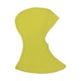 thumbnail image 2 of Mujeres Debajo De La Bufanda Gorras Capó Sombrero Suave Islámico Musulmán Hijab Amarillo Sunnimix hiyab mujer, 2 of 3