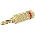 thumbnail image 2 of Altavoz Banana Plugs Monoprice 121821 chapado en oro de 24 quilates (12 pares), 2 of 4