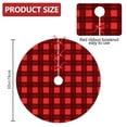 thumbnail image 2 of 30 Inch Christmas Tree Skirt – Velvet Plush Tree Mat, Soft Thickened Polyester with Red Ties, Single-Sided Printing, Available in 30in/36in/48in, Perfect for Holiday Xmas Tree Decoration, 2 of 7