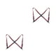 thumbnail image 3 of Qarigey Tirantes unisex de moda coreanos fáciles de combinar para adultos Color sólido Tirantes elásticos ajustables en la espalda con 2 Vino rojo 2piezas, 3 of 6