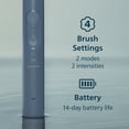 thumbnail image 6 of Philips Sonicare 5000 Series Electric Toothbrush - Sonic Toothbrush with Pressure Sensor, 4 Brushing Settings, Easystart Feature, Smartimer & Quadpacer, 14-Day Runtime, Marine Blue, Model Hx4042/84, 6 of 15