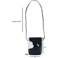 thumbnail image 5 of CTM  Western Leather Cow Print Crossbody Purse (Women), 5 of 6