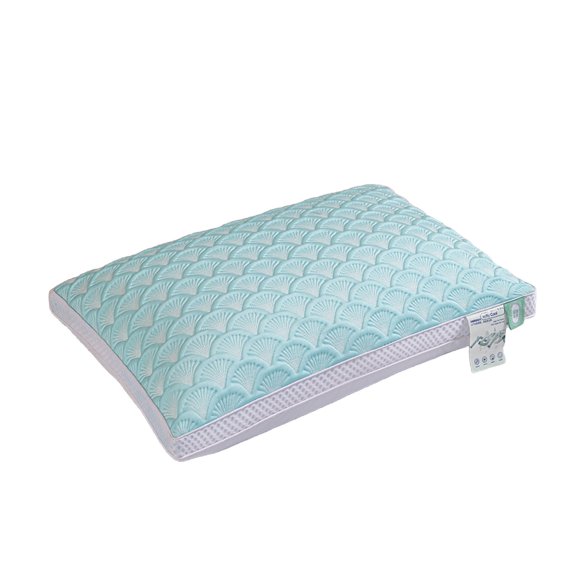 Zonao Bed Pillows Memory Foam Pillows Pattern Pillow Thicken Model Neck Pillow Comfortable and Soft 48x74cm Breathable Pillow
