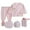 ZZPink2, variant on Baby Girls Sets Clothing Tops Hat Pants Long Cartoon 5Pcs Bib Sleeve Clothes Cute Outwear