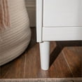 thumbnail image 4 of Walker Edison Commode en Bois Massif 6 en Blanc, 4 of 10