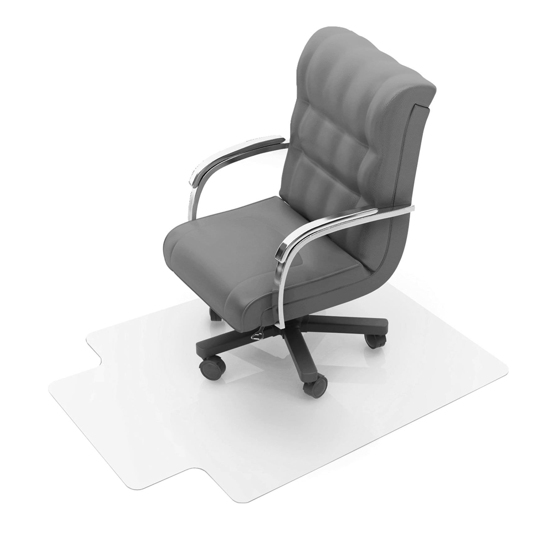 Advantagemat® Vinyl Lipped Chair Mat for Carpets up to 3/8" - 36" x 48"