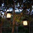 thumbnail image 5 of Paquete de 2 linternas solares Luces colgantes impermeables para exteriores Linterna solar decorativa Lámpara de mesa Luz de paisaje Patio Jardín Patio Blanco cálido con Fairy Le, 5 of 5
