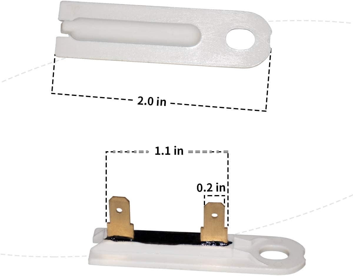 Scaroo 279838, 279816, 3392519, 3387134, 3977767 Dryer Heating Element Thermal Cut-off kit For Whirlpool 694511