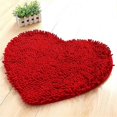 thumbnail image 2 of 50 *60cm Non Skid Rug Microfiber Chenille Floor Mat Non Floor Rug Heart Shaped Rug, 2 of 2