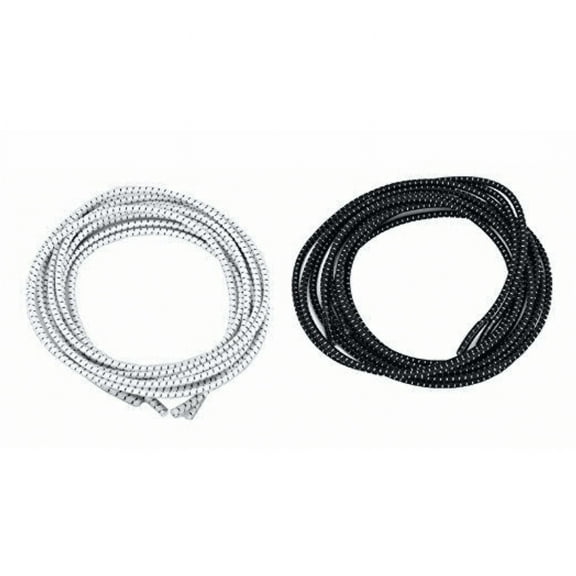 Elastic Shoelaces - 39" Stretchy 2-Pack Lace Set (Black & White) by More of Me to Love