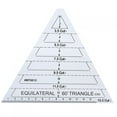 thumbnail image 1 of Oubit Tailor Triangle Ruler,Acrylic Triangle High Transparency Plastic Triangle Ruler Triangle Ruler Impressive Results, 1 of 8