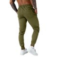 thumbnail image 4 of Men’s Athletic Jogger Pants Drawstring Waist Tapered Fit Stretch Fabric Casual Gym Workout Trousers with Pockets, 4 of 4