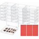 thumbnail image 1 of 20 cajas transparentes para exhibir uñas postizas con 60 cintas adhesivas de doble cara., 1 of 6