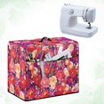 thumbnail image 4 of HELLHERO Dust Cover for Sewing Machine 17.7x8.6x12.5 Inch Top Handle Dust-Proof Simple Rose Pattern, 4 of 8