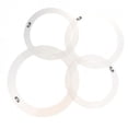 thumbnail image 1 of Juego de 4 Anillos Silenciadores para Bombo Accesorios de Percusión, Color Gris, 12 '' 13 '' 14 '' 16 '' 12 inch 13 inch 14 inch 16 inch, 1 of 9