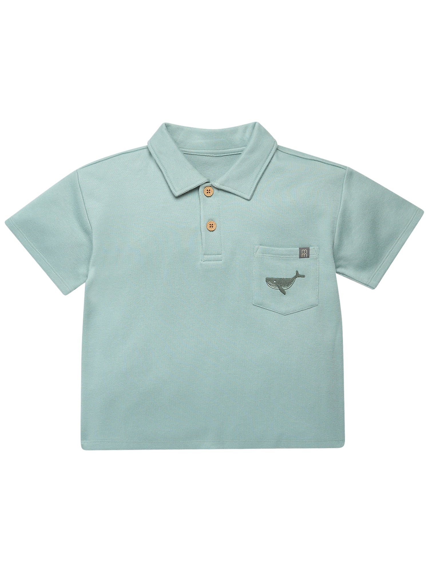 Modern Moments by Gerber Toddler Boy Polo Shirt and Short Outfitt Set, 2-Piece, 12M- 5T