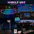 thumbnail image 2 of 16.4 FT LED Trampoline Lights, Remote Control Rim LED Light for Trampoline, 16 Colors Change, Waterproof Easy Install Anti Impact, Super Bright to Play at Night Outdoors, 2 of 8