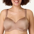 thumbnail image 4 of Bra Playtex Balconette con aros, cobertura total 4802, para mujer, 4 of 7