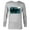 Athletic Heather, variant on Alien 45th Anniversary Covenant Xenomorph Praetomorph Attack - Long Sleeve T-Shirt for Men - Customized-White