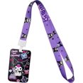thumbnail image 1 of Lanyard with ID Holder,Cute Lanyards for ID Badges for Women and Man,Badge Holder Lanyard for Keys,Kawaii Lanyard,Anime Lanyard,Purple Lanyard with ID, 1 of 4