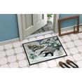 thumbnail image 2 of Badgers in the snow Door Mat, 2 of 4