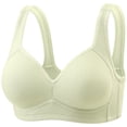 thumbnail image 4 of Brasieres de Mujer Tela de Mantequilla Sujetador Moldeador Cómodo sin Costuras con Soporte de Elevación Ajustable Sujetador Tipo Camiseta Inalámbrico para Uso Diario Grande, 4 of 7