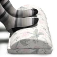 thumbnail image 3 of Dragonfly Foot Rest, Shabby Form Roses Worn Old Vintage Backdrop with Moth Bugs Print, Non-Slip Backing Adjustable Ergonomic Memory Foam Leg Support for Office, Pale Pink Pale Grey, by Ambesonne, 3 of 5