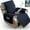 Navy Blue, variant on 100% Waterproof Recliner Chair Cover - Non-Slip Granules, Elastic Band, Perfect Fit for Reclining Chairs (Beige, 23")