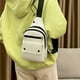 thumbnail image 3 of Bolsas de gimnasio expandibles, bolsas de viaje, gran capacidad, deportes y viajes de fin de semana, bolsa de pecho ligera al aire libre - Beige, 3 of 5