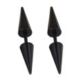 thumbnail image 1 of Xingzhi 1Pc Men Boys Titanium Steel Spike Stud Earring Punk Rock Piercing Stud Steel Rivets Earring, 1 of 8