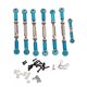 thumbnail image 1 of Varillas de amarre para coche RC, juego completo de tensores de acero de aleación de aluminio para Traxxas SLASH 1/10, piezas de mejora de curso corto, 1 of 8
