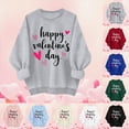 thumbnail image 4 of HCNTES Women's Valentine Long Sleeve Crew Neck Love Heart Graphic Pullover Spring Casual Comfortable Fashion Sweatshirt for Ladies(Y02-Beige,2XL), 4 of 9