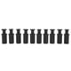 thumbnail image 5 of Tapón de extremo de tubo, 50 piezas de 16 mm Conector de extremo compuesto neumático Conector de enchufe de tubo Rendimiento confiable, 5 of 12